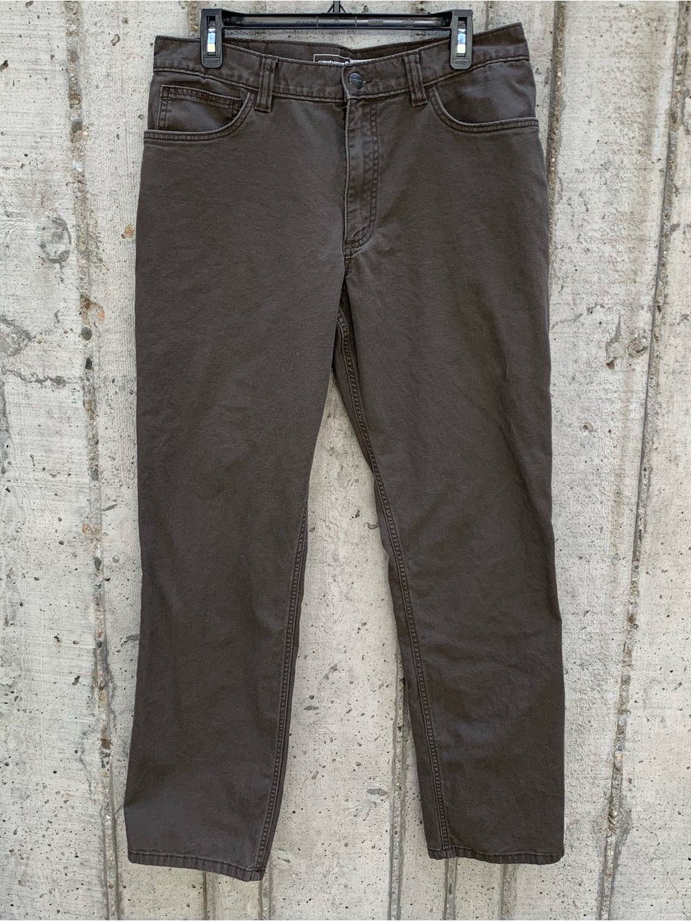 Men's Carhartt Relaxed Straight Rigby Pants 5 Pockets Workwear Dark Coffee 34x32